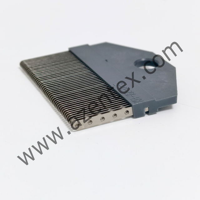 워프 편직기 바늘 분리