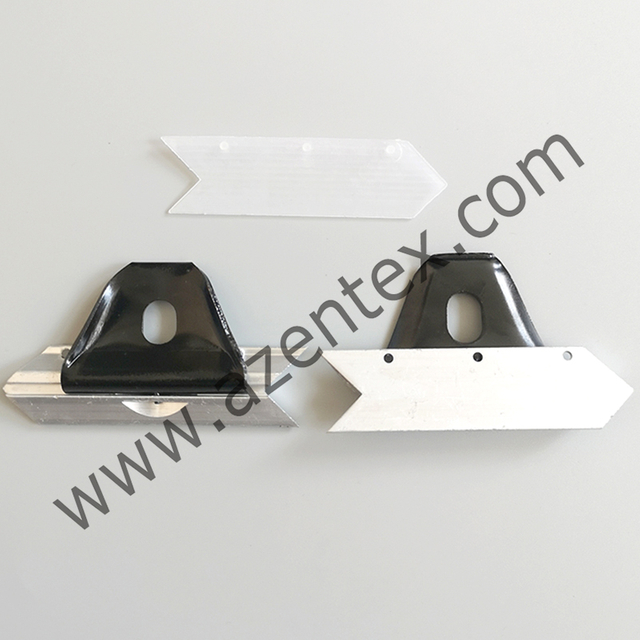 두 배 바늘 막대기 날실 편물기 바늘 덮개 